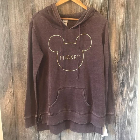 Disney Tops - Burgundy Disney Mickey sweater